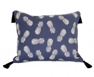 Pineapple Blue Euro Cushion Cover 60x60cm