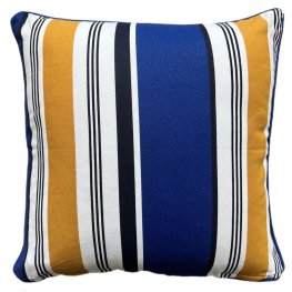 Boat House Stripe Blue Scatter Cushion Cover 40x40cm