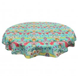 Delores Acrylic Coated Round Table Cloth 150cm