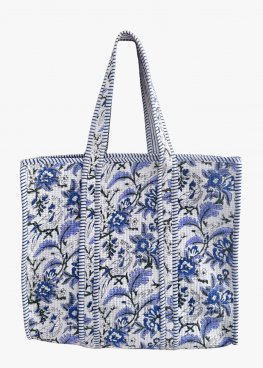 Canary Islands Hand Block Print Tote Bag Canary Islands Hand Block Print Tote Bag
