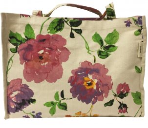 Monet Beige Beach Tote Bag with Side Pocket  Monet Beige Beach Tote Bag with Side Pocket