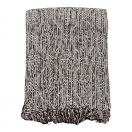 Heritage Lattice Earth Throw 130x150cm
