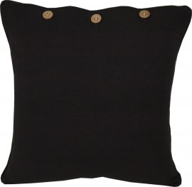 Black Euro Cushion Cover 60x60cm