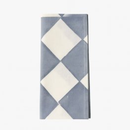 Alaskan Pier Hand Block Print Napkin 45x45cm Alaskan Pier Hand Block Print Napkin 45x45cm