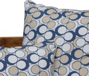 Neea Blue/Beige 60x60cm Cushion Cover