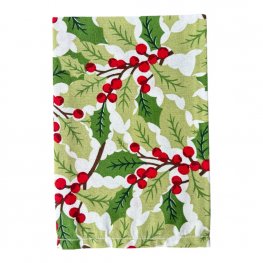 Holly Merry Christmas Napkin 45x45cm