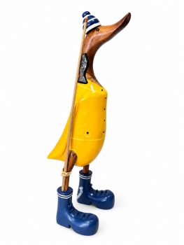 Handcrafted Wooden Duck 40cm - Fisherman