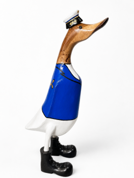 Handcrafted Wooden Duck 40cm - Captain