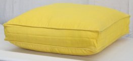 MX Yellow 70x70x12cm Boxed Floor Cushion Cover