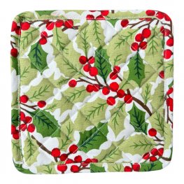 Holly Merry Christmas Pot Holder