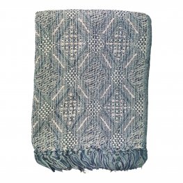 Heritage Lattice Turquoise Throw 130x150cm