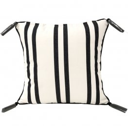 Soho Black Tassel Scatter Cushion Cover 40x40cm