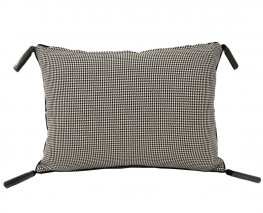 The Cove White/Black Tassel Cushion Cover 40x55cm