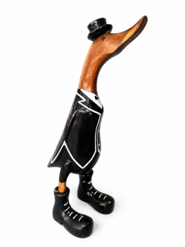 Handcrafted Wooden Duck 40cm - Groom