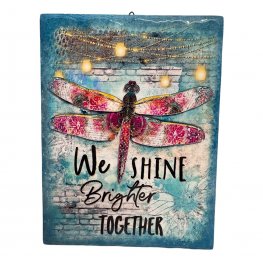 Trivet on Stand - Shine Brighter Dragonfly