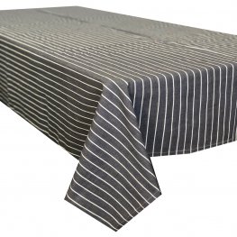 Regatta Charcoal Tablecloth 150x250cm