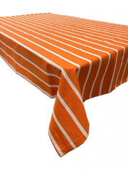 Bora Bora Island Stripe Orange Tablecloth 150x320cm