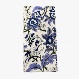 Canary Islands Hand Block Print Napkin 45x45cm Canary Islands Hand Block Print Napkin 45x45cm