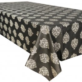 Avalon Charcoal Tablecloth 150x150cm