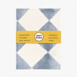 Alaskan Pier Hand Block Print 100 pages A5 Hardcover Notebook Alaskan Pier Hand Block Print 100 pages A5 Hardcover Notebook